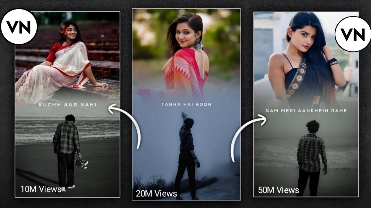 Photo And Video Mixing Wali Video Kaise Banaye | New Trending Lyrics Video Editing In Vn App 😱