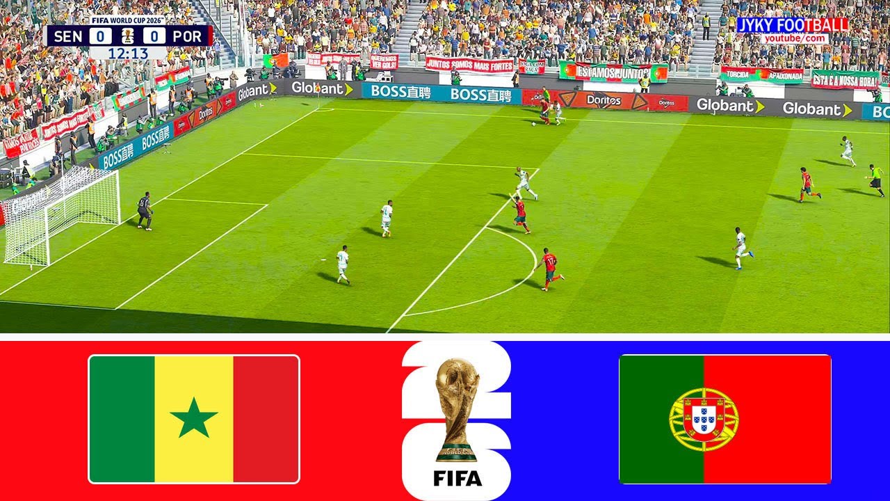Senegal vs Portugal | FIFA World Cup 2026 (USA) | Full football match all goals | eFootball PES