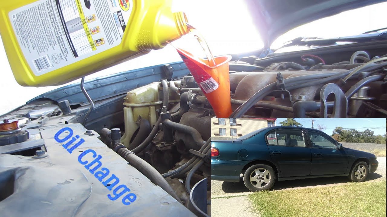 2003 Chevy Malibu Engine Oil Change and Oil Filter Change