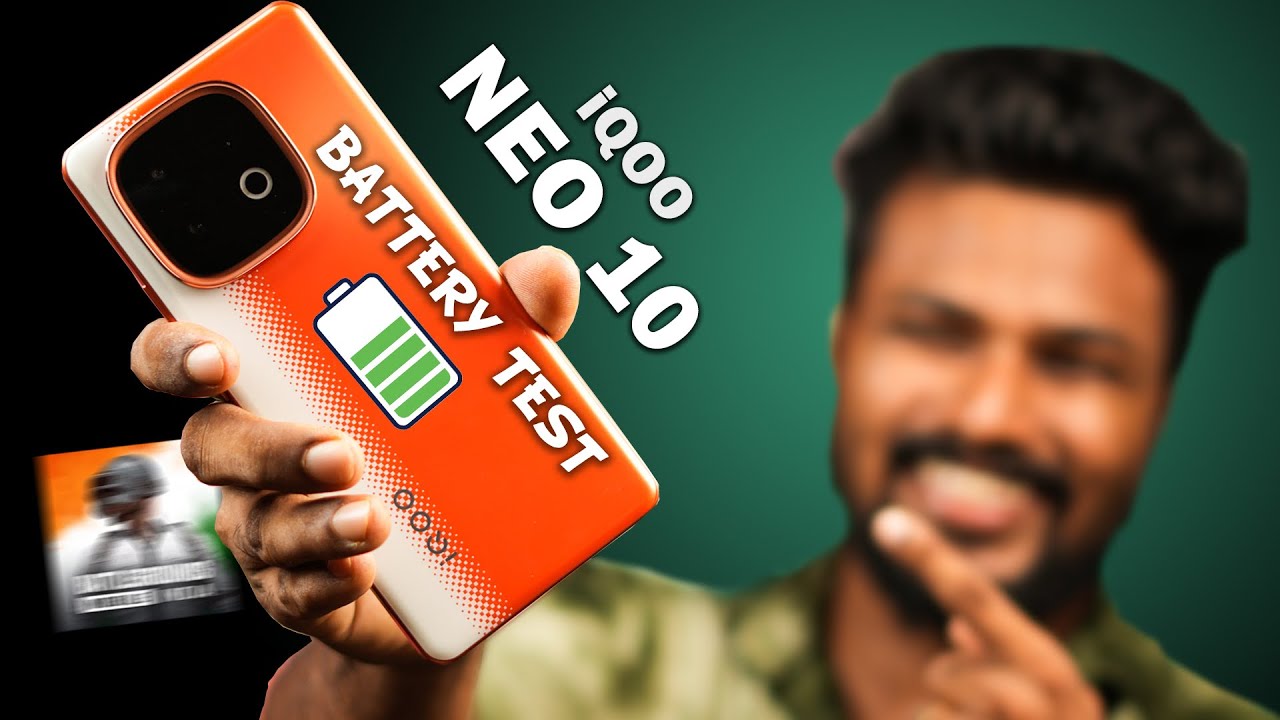 iQOO Neo 10 ൽ എത്രനേരം PUBG കളിക്കാം ? 😱Battery🔋Test Malayalam Review!