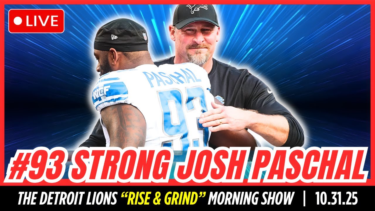 Detroit Lions News & Rumors Daily  |  The Rise & Grind Morning Show  |  10.31.25