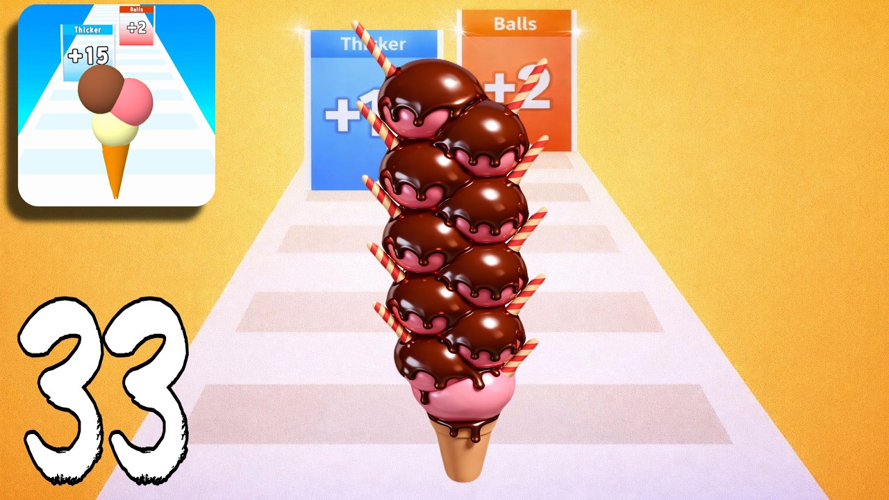 Ice Cream Rush - Gameplay Walkthrough ( Android, iOS )