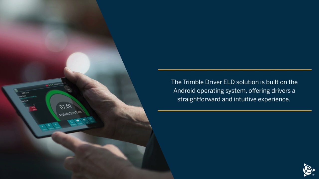 Trimble Driver ELD Overview