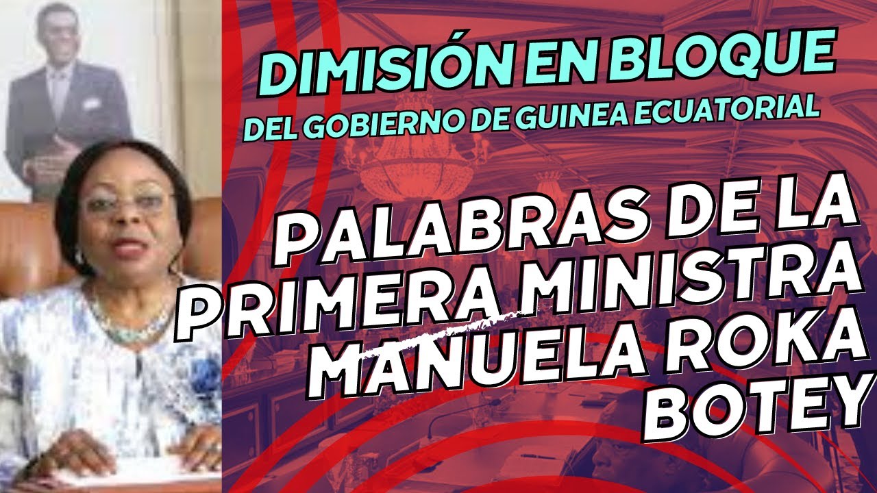 Palabras de la Primera Ministra Manuela Roka Botey tras la dimisión del Gobierno en Bloque