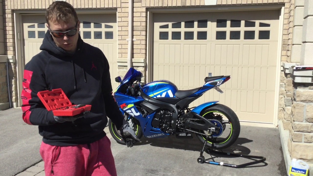 #4 тюнинг suzuki gsxr 600 2015 замена цепи