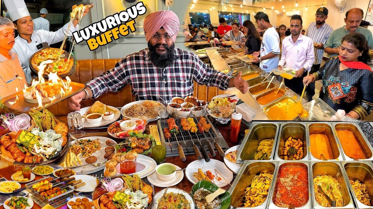 UNLIMTED 69+ Items Wala Luxurious Buffet | Punjab Ka  Unlimited Street Food 