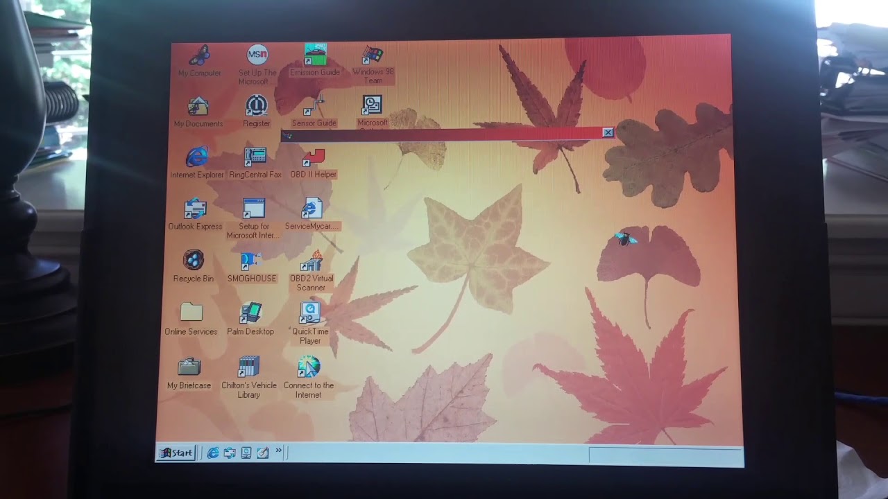 Booting up my IBM ThinkPad 390