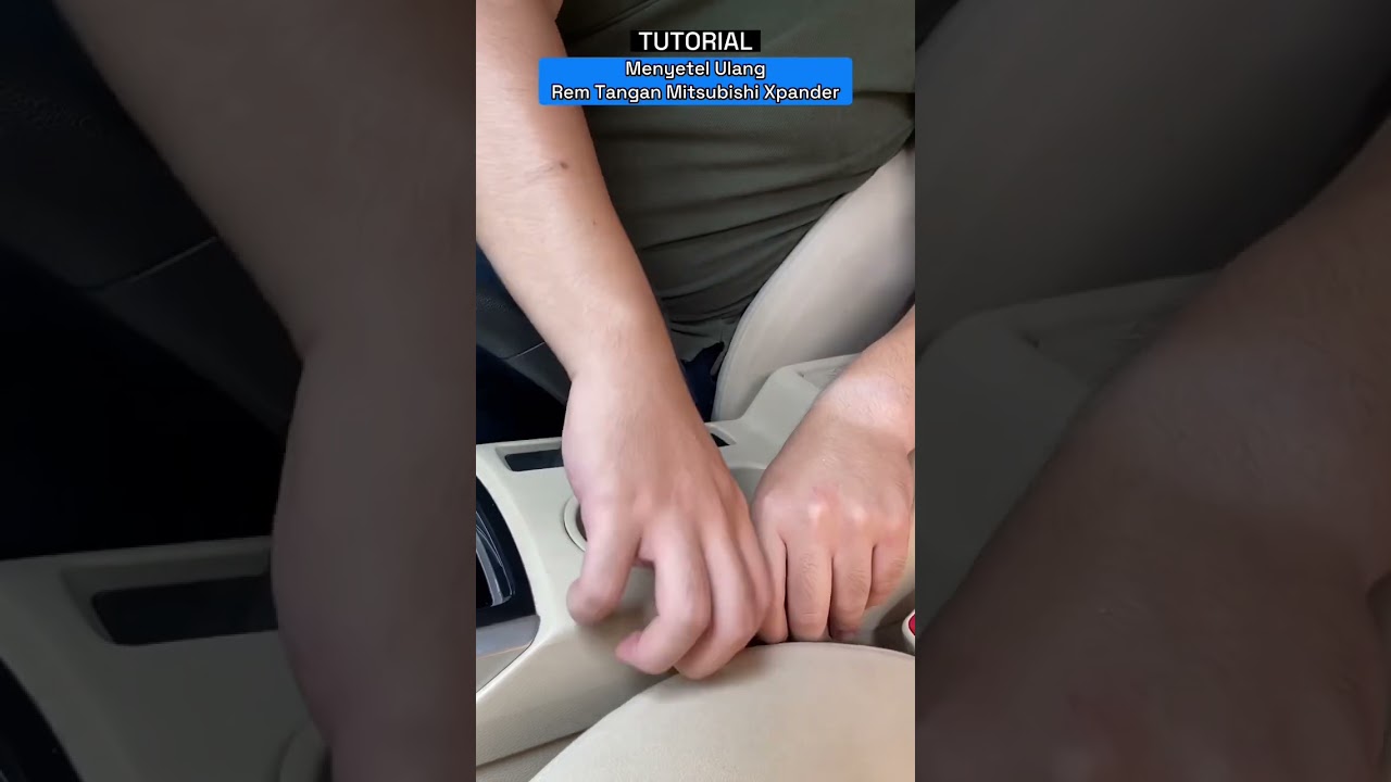 Tutorial setel ulang parking brake di XPANDER.#tips #parkingbrake #mitsubishi #xpander #honda