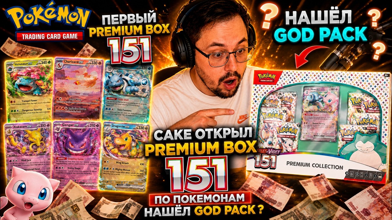 Cake Открыл Primium Box По Покемонам / Нашёл God Pack ? / Pokemon TCG