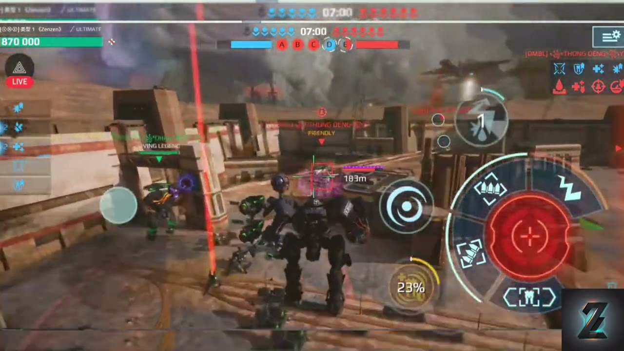 INTENSE META SQUAD FIGHTS⚡️ 4 VNE vs MIX TH8X Squad FIGHT! #warrobotsgameplay