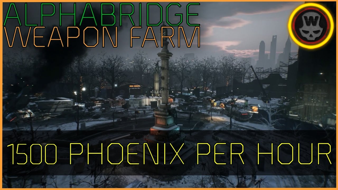 The Division - Clear Skies Heroic Fastest Phoenix farm 1500~/h