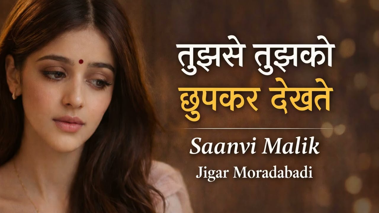 Chhupkar Dekhte Saaanvi Malik | Jigar Moradabadi