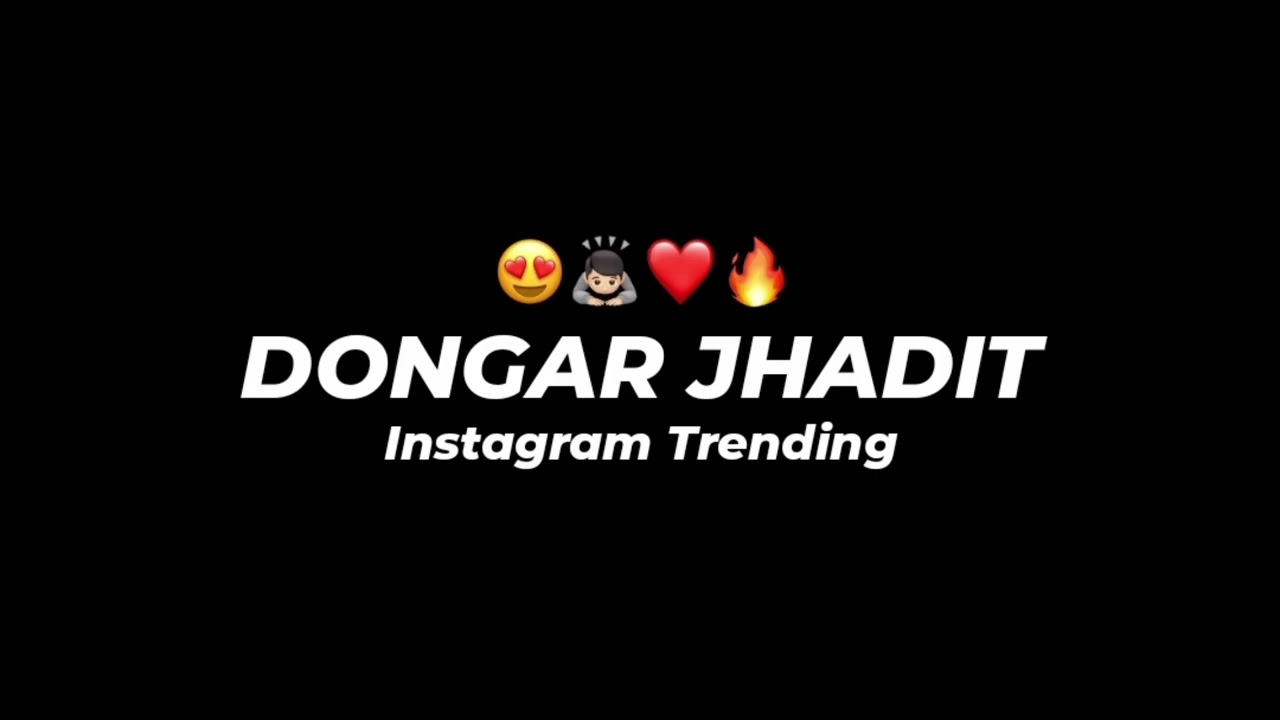 DONGAR JHADIT - TRAP X SAMBHAL MIX - DEEJAY TEJAS PUNE || INSTAGRAM TRENDING SONG ||