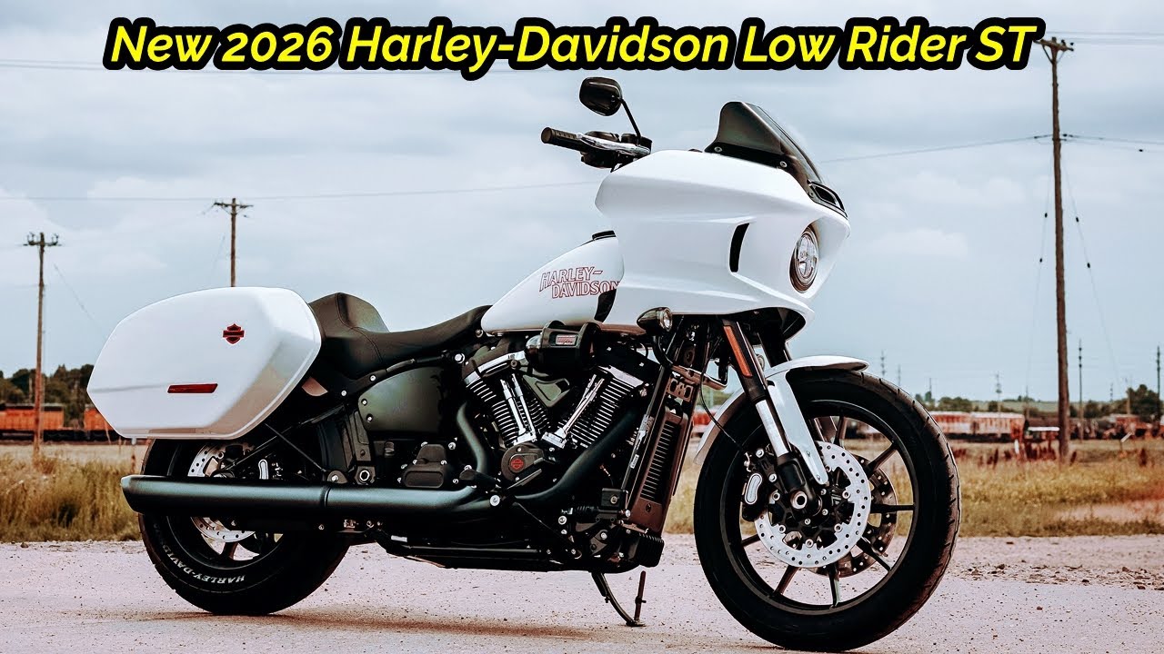 Новый Harley-Davidson Low Rider ST 2026 года — первый взгляд!