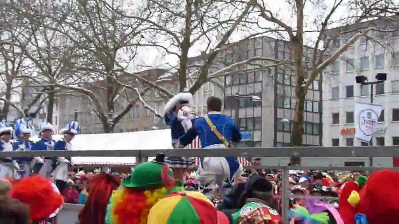 Funkenbiwak op dem Nümaat - dat Tanzpaar der Blauen Funken - 6/2010