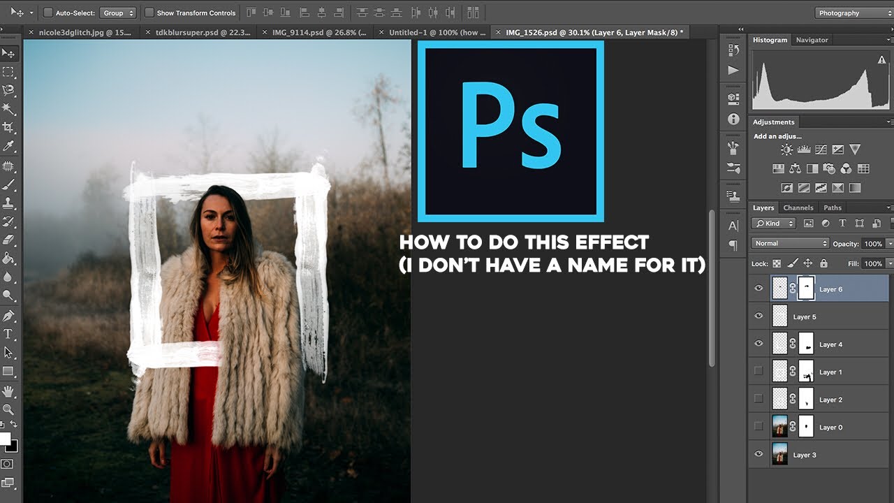 How to add brush strokes to photographs in Photoshop