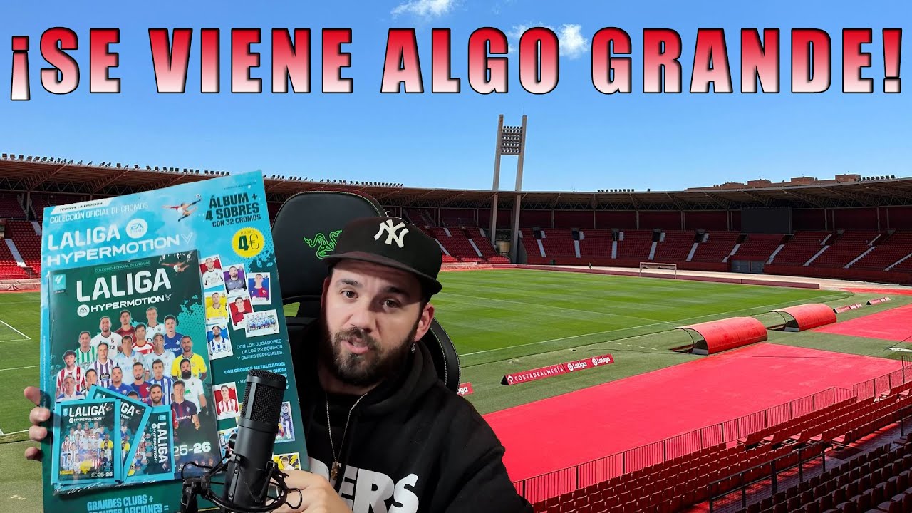 🟥⚪ EL RETO ESTÁ CERCA: Avanzo en el Álbum del Almería + ANUNCIO IMPORTANTE | Apertura Panini Hypermo