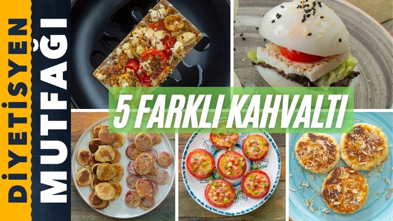 5 FARKLI NEFİS KAHVALTI TARİFİ | Diyetisyen Mutfağı