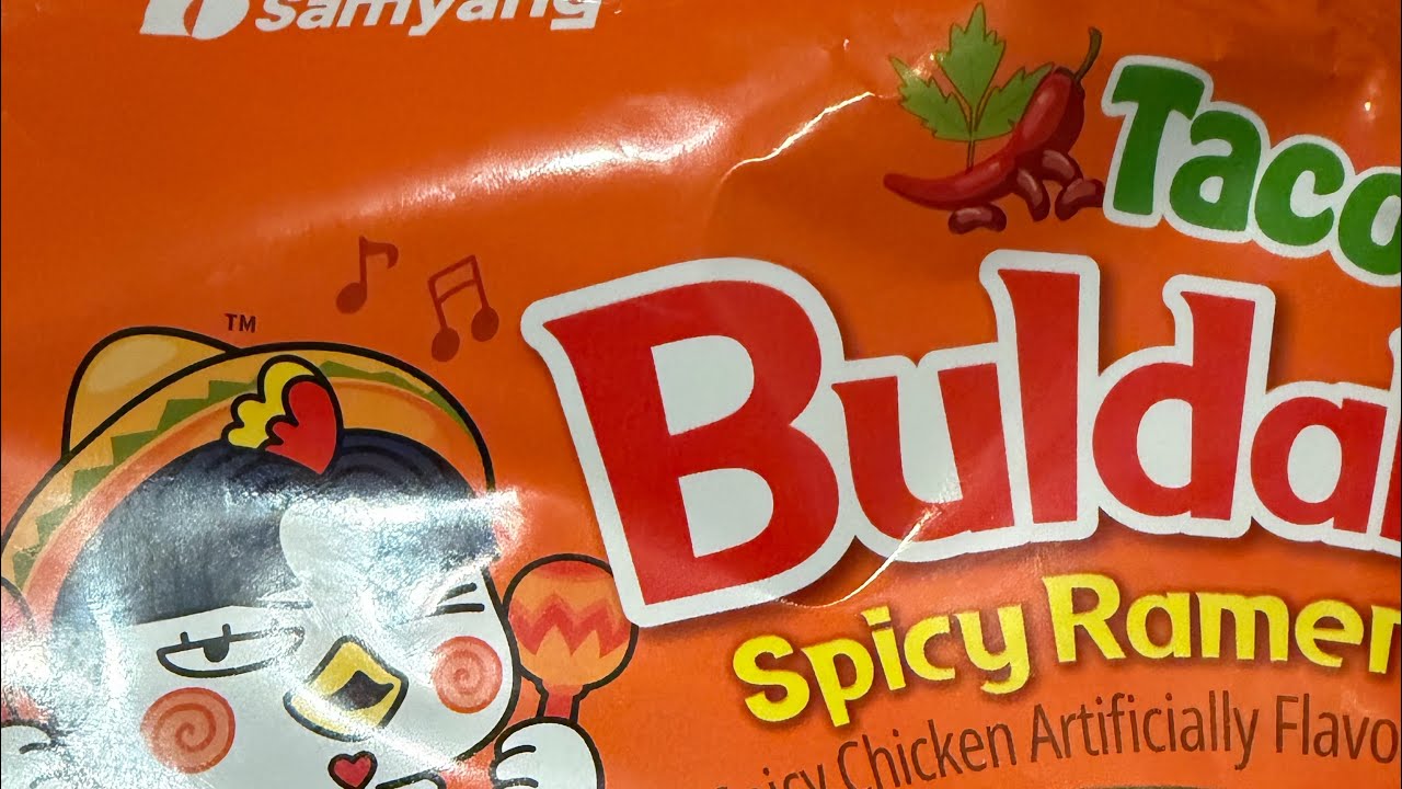 Buldak Spicy Ramen Challenge - Taco Edition