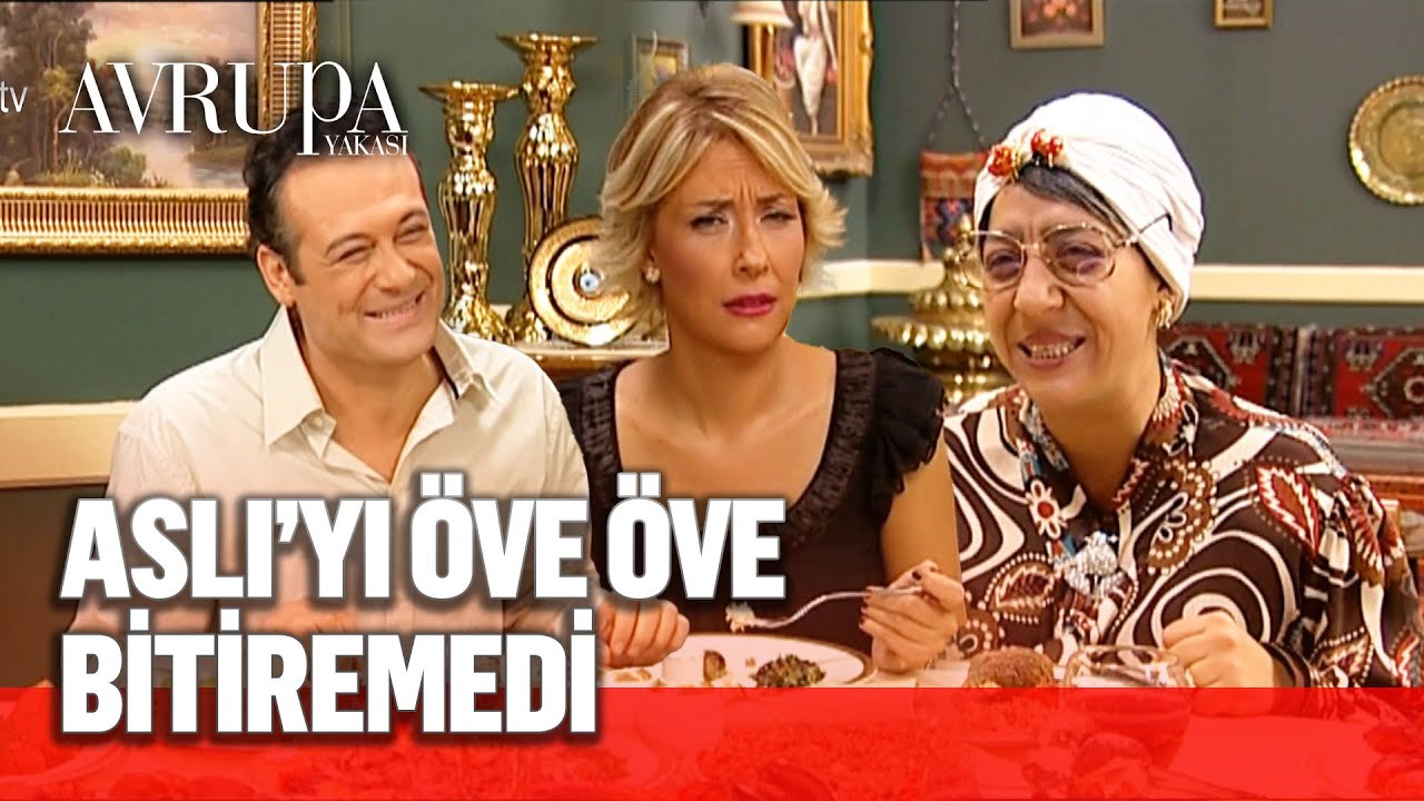 Dilber hala, Aslı ve Cem'e date hazırlıyor - Avrupa Yakası