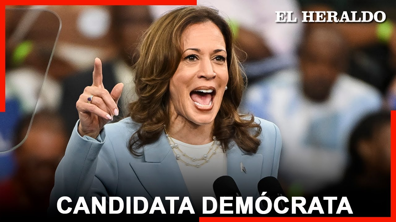 Kamala Harris se convierte en la candidata dem&oacute;crata a la Presidencia de Estados Unidos