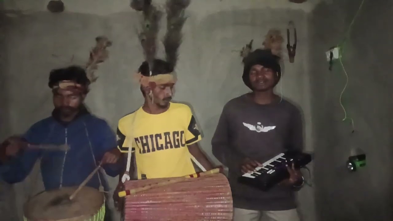 Santhali Sohrai video #santhali sohrai  ru practice video 