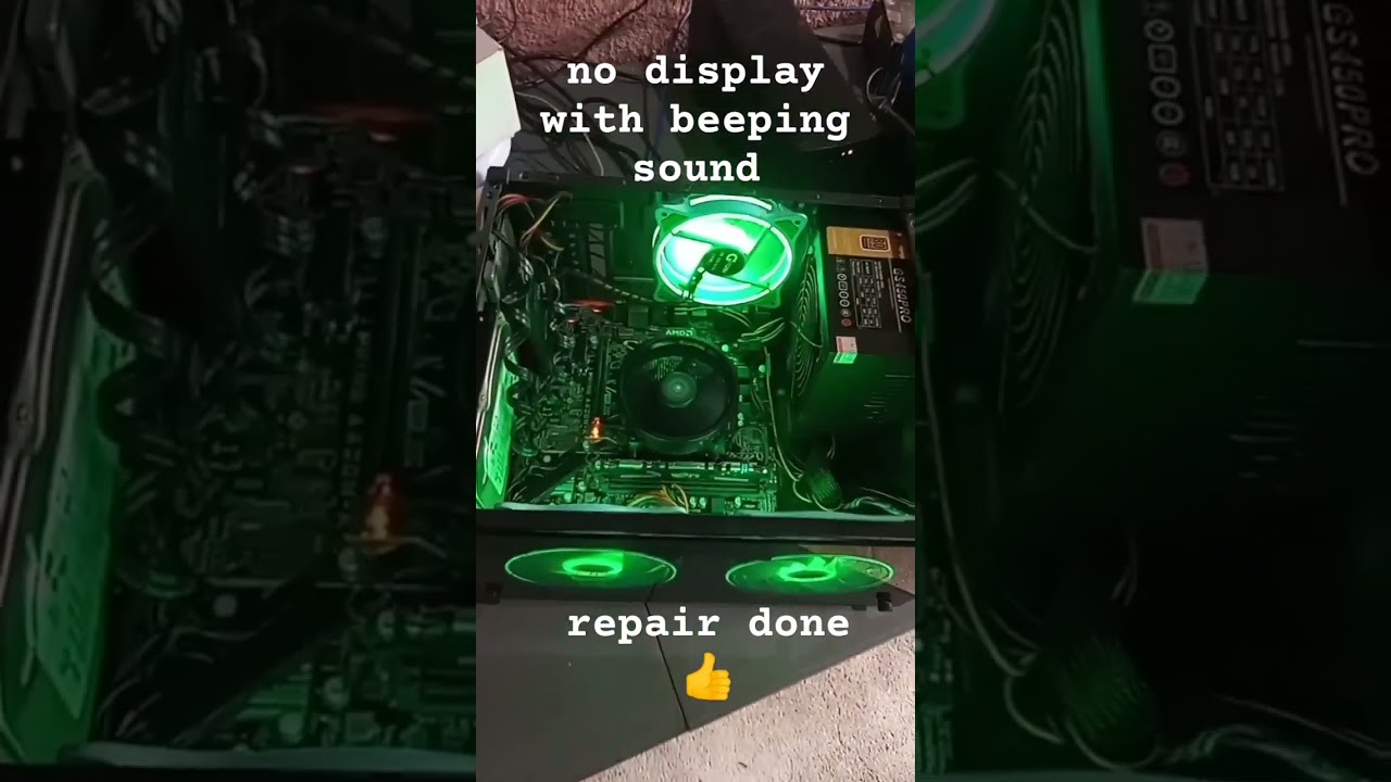 no display with beeping sound. repair done 👍 