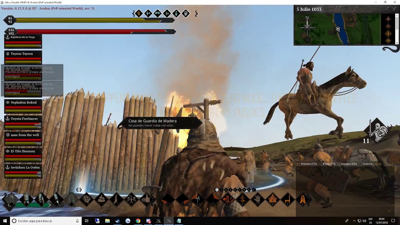 Life is Feudal MMO: Big War against Zerg is starting