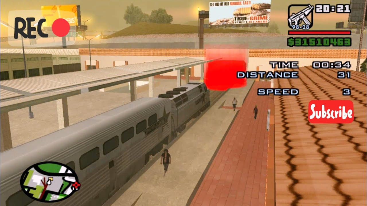 GTA San Andreas | Freight Train Challenge (HD)