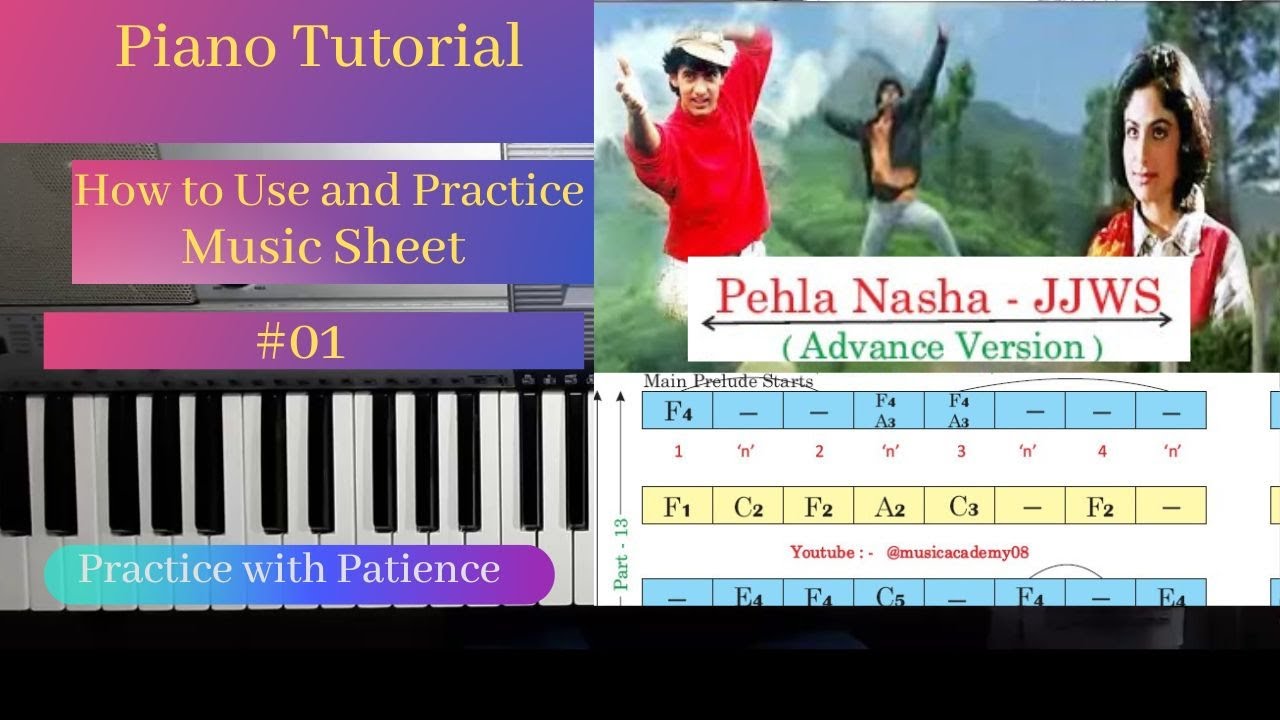 Pehla Nasha - Easy Tutorial - Main Prelude - Part - 1 -a