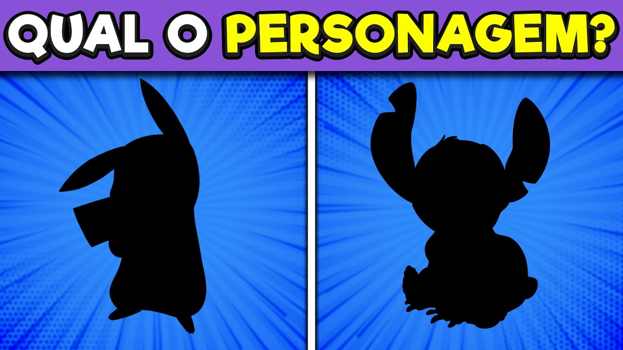 ADIVINHE O PERSONAGEM PELA SOMBRA 😱| Mundo Quiz