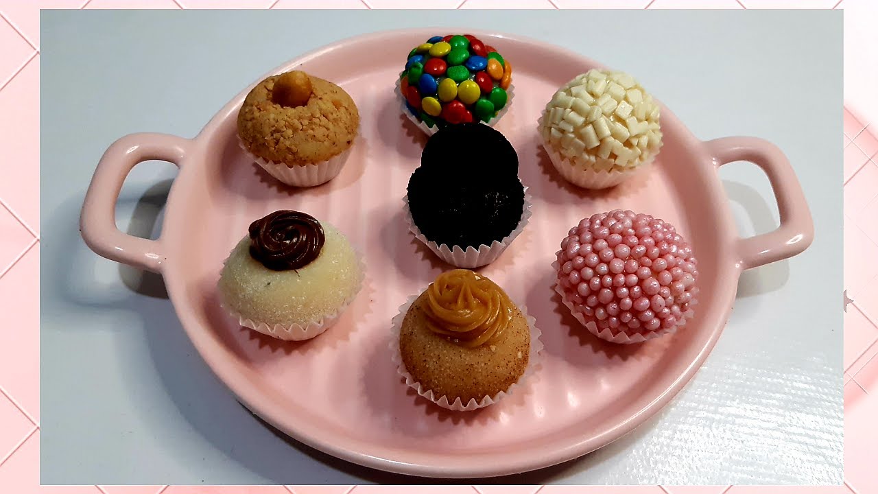 SETE SABORES DE BRIGADEIROS COM APENAS UMA MASSA DE DOCINHOS