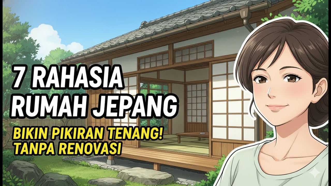 7 Rahasia Rumah Jepang yang Bikin Pikiran Lebih Tenang (Tanpa Renovasi).