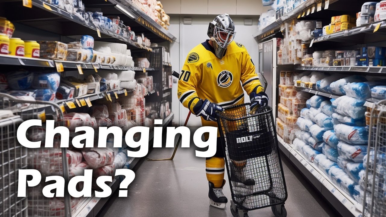 GEAR | Over 40 Goalie - Gear change for better 5-hole closure by using a double break pad