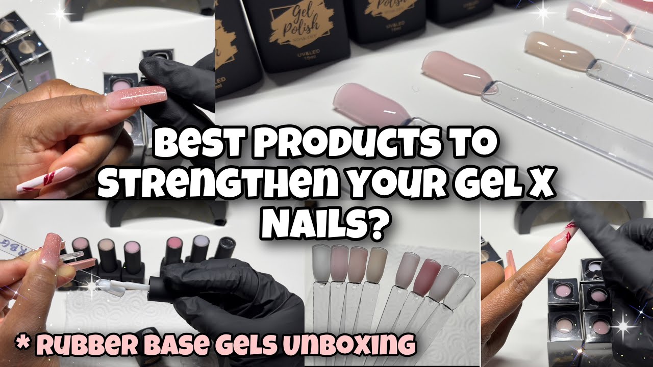 BEST PRODUCTS FOR NAIL STRENGTH? | Rubber Base Gel from BORN PRETTY | PERFECT for GEL X Nails