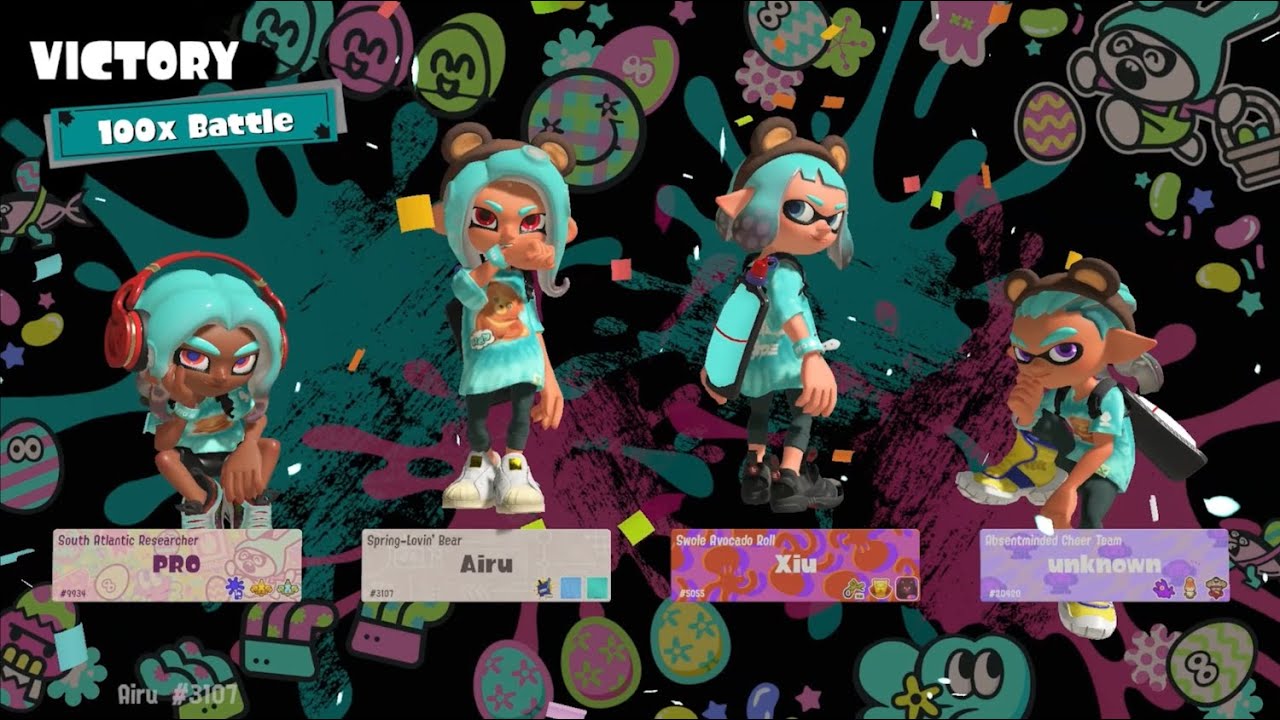 Splatoon 3: 15-1, Tri-Slosher | Turf War (SpringFest - 100x Battle)