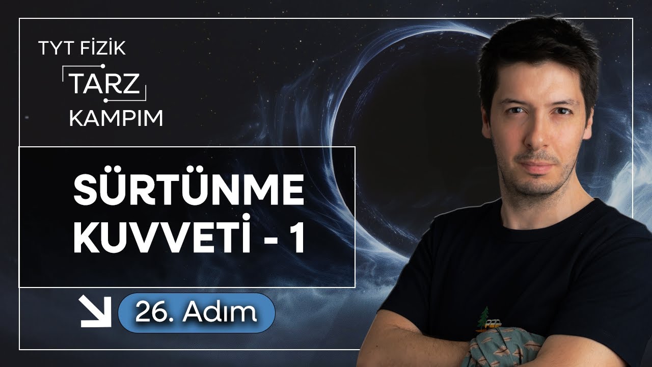 26) 45 Günde TYT Fizik Tarz Kampı | Newton'un Hareket Yasaları |  Sürtünme Kuvveti Kinetik ve Statik
