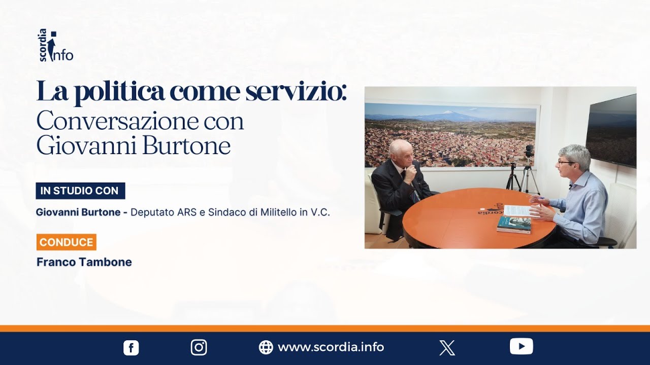 La politica come servizio. Conversazione con il deputato Ars e sindaco di Militello Giovanni Burtone