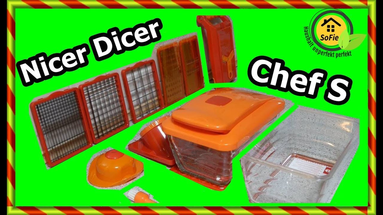Nicer Dicer CHEF S 20-teilig SoFie Haushalt Unperfekt Perfekt