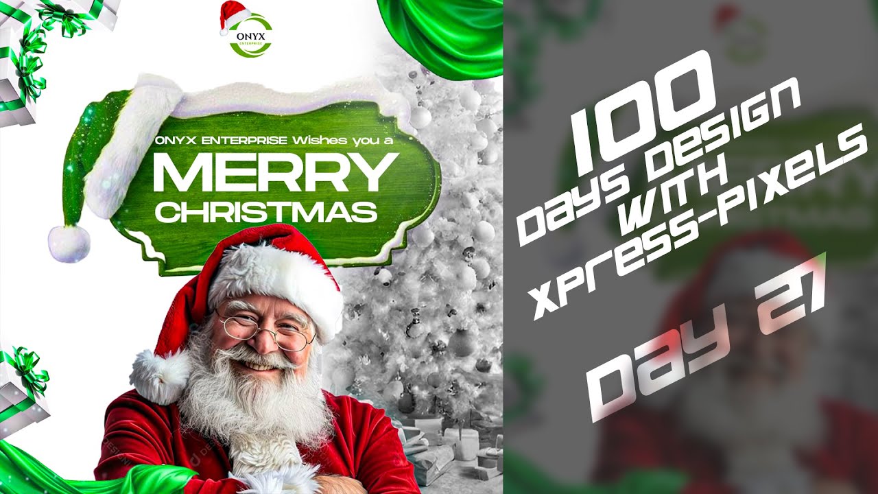 🎄 How to Design a Stunning Merry Christmas Flyer in Photoshop | Holiday Flyer Tutorial 2025