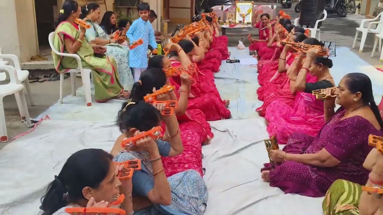 મને કૃષ્ણ ભજન નો રંગ લાગ્યો # કીર્તન નીચે લખ્યુંસે #bhajankirtan #satasang #song #garaba 
