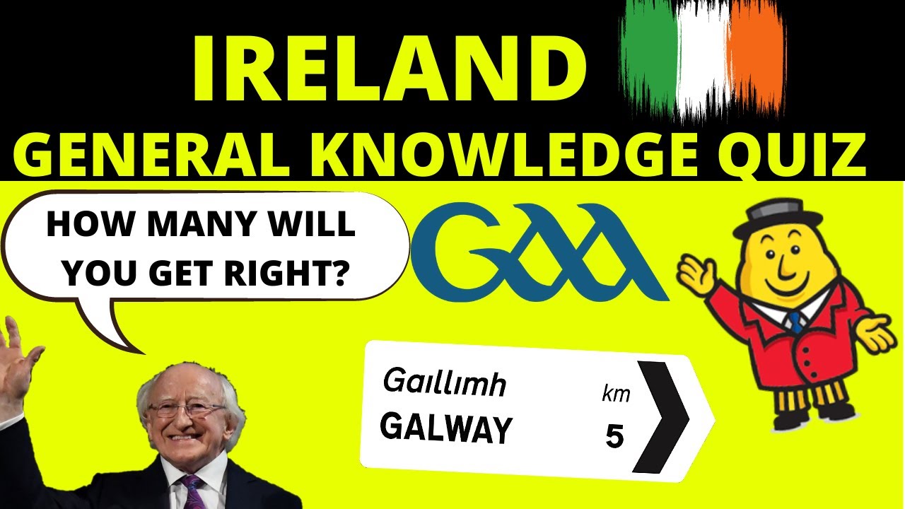 Ireland General Knowledge Quiz (1) - 10 Irish Quiz Questions
