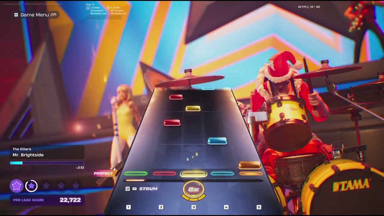 Expert Pro Lead 100%-Mr. Brightside by The Killers on Fortnite Festival