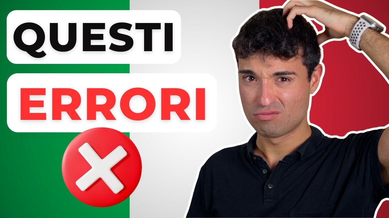 😱 NON fare questi ERRORI in Italiano!