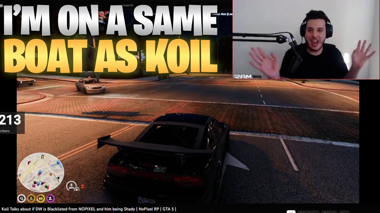 Ramee Reacts to Koil on DW Being Blacklisted From NoPixel | NoPixel RP | GTA | CG