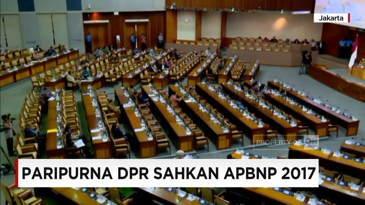 Paripurna DPR Sahkan APBNP 2017