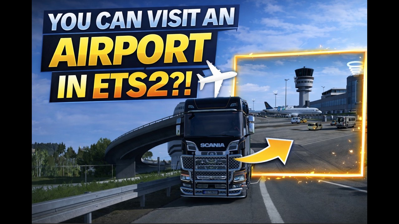 You Can Visit an Airport in ETS2?! ✈️