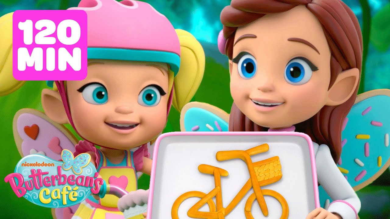 Butterbean Teaches Cricket to Ride a Bike & More Fairy Adventures! 🚲☀️ | 2 Hours | Shimmer and Shine