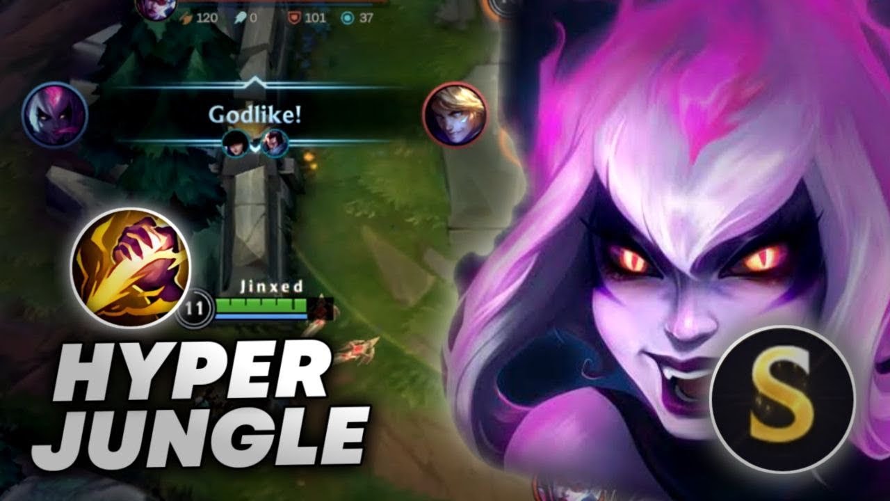 WILD RIFT | EVELYNN HYPER JUNGLE IN NEW SEASON 13 ( ONE DEATH )