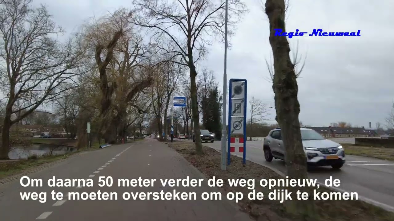 Nieuwe situaties bij Zatlbommel, extra oppassen voor fietsers richting Gameren (VIDEO)